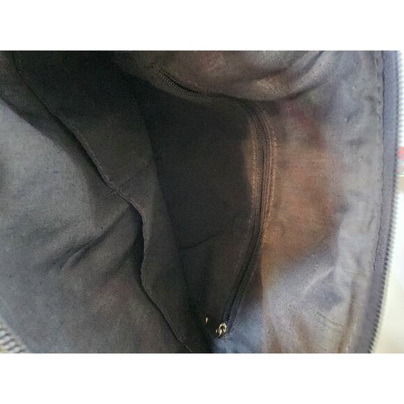 WAVERLY INSPIRATIONS Red Multicolored Paisley Hobo Quilted Hippie Crossbody - Picture 7 of 8